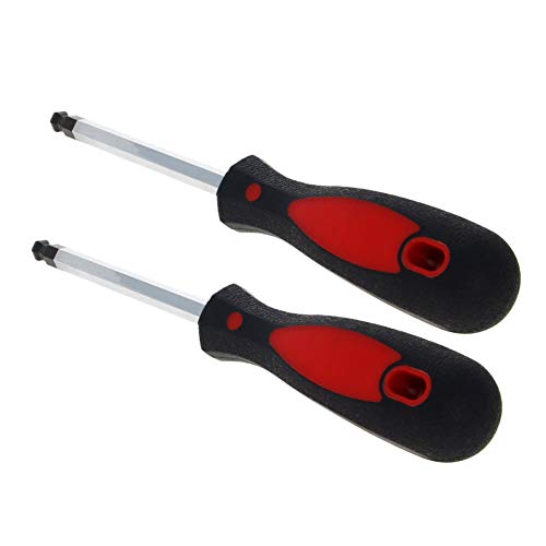 Utoolmart 8mm x 100mm Ball Head Precision Screwdriver Hex Design Wrench Hand Tool 2Pcs - color: 2pcs, size: 8×100×110mm