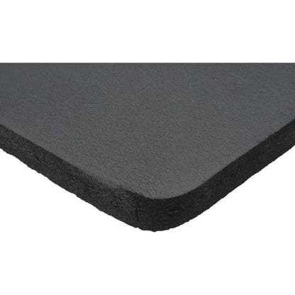 Heavy-Duty Anti-Fatigue Black Nitrile Kneeling Mat: 18" x 36" x 1"