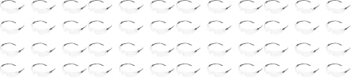 Amazon Basics Anti-Fog Safety Glasses, Eye Protection, Scratch Resistant, UV Protection, Clear/Black, 12-Pack - size: 24 pack