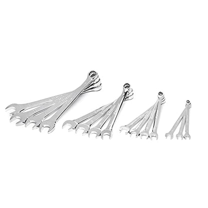 Crescent 15 Piece 12 Point Metric Combination Wrench Set with Tool Roll - CCWS5-05 - size: 15 Count (Pack of 1)
