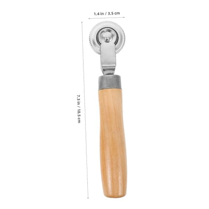 PRETYZOOM 2pcs Tire Repair Roller Kit Wooden Handle Tire Patch Roller Tools for Cars Motorcycles Trucks for Puncture Repair and Flat Fixing