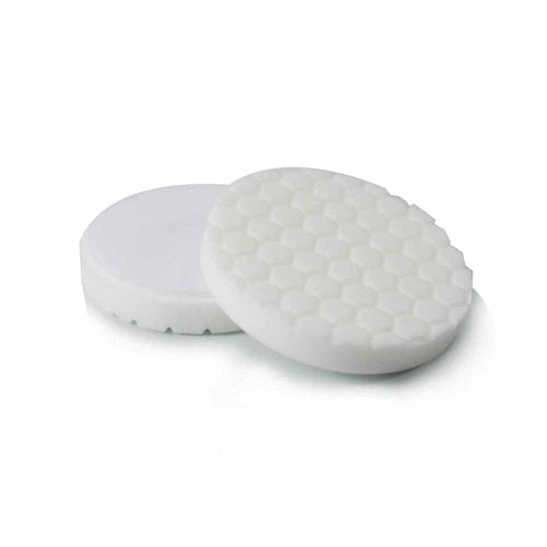 Chemical Guys BUFX_104HEX4 BUFX_104_HEX4 Hex-Logic Light-Medium Polishing Pad, White (4.5 Inch Pad Made for 4 Inch Backing Plates), 1 Pad Included - size: 4.5 Inch Pad (1 Pack), style: Medium Cutting