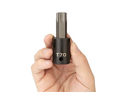 TEKTON 1/2 Inch Drive x T70 Torx Impact Bit Socket | SIB24270 - size: T70