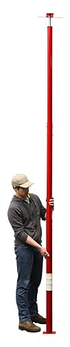 Vestil FJB-150 Basement Floor Jack 150 In. Maximum Height 2,588 Lb. Capacity Red