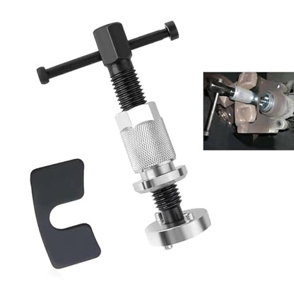 Brake Caliper Compression Tool Set, Car Disc Brake Caliper Piston Rewind Tool, Chrome-Plated Steel Brake Caliper Tool, Universal Rear Brake Pad Replacement Compression Tool