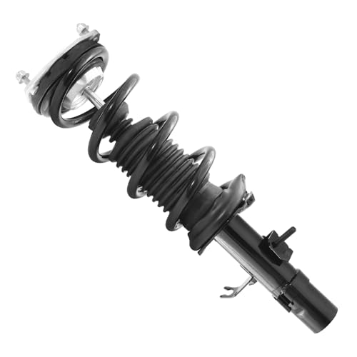 Detroit Axle - AWD Front Struts for 2009-2013 INFINITI G37, 2014-2017 Q60, 2010 2011 2012 Struts with Coil Spring Replacement Complete Struts Shocks Assembly - size: 11407_11408/PAIR