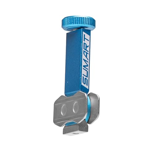 SUMART UBB-40 Universal Bleed Block for Hydraulic Disc Brake Maintenance, Piston Alignment Tool, Protects Ceramic Pistons, Fits Most Bike Brakes - color: Blue