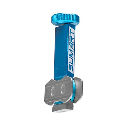 SUMART UBB-40 Universal Bleed Block for Hydraulic Disc Brake Maintenance, Piston Alignment Tool, Protects Ceramic Pistons, Fits Most Bike Brakes - color: Blue