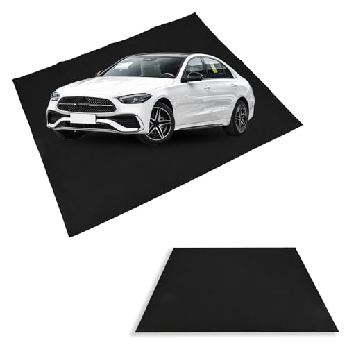 A A IN 29 x 36 Inch Oil Spill Mat for Garage Floor, Premium Absorbent Oil Pad, Waterproof & Reusable, Washable, Durable, Black