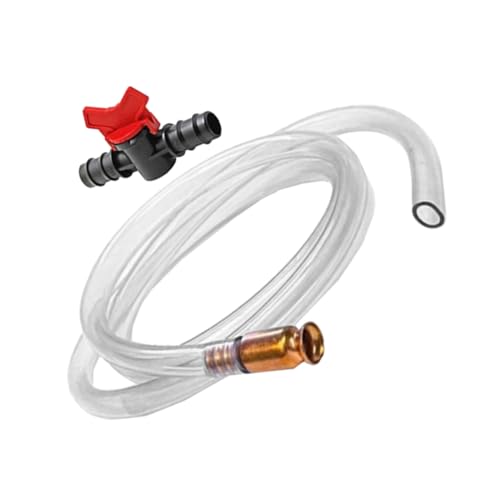 1Set Water Siphon Hose Kit Liquid Transfer Pump with Pipe Clamps Switch for Efficient Oil Water Extraction Automotive Maintenance