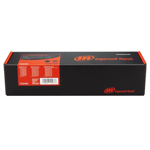 Ingersoll Rand 11-Piece 3/8 in. Drive Metric Deep Socket Set – 6-Point, Sizes 8mm to 19mm, Mirror-Polished Chrome Vanadium Steel with Vertical Knurling and Thermoform Tray – 752049X - size: 3/8 in. Drive Deep Socket Set, style: Metric