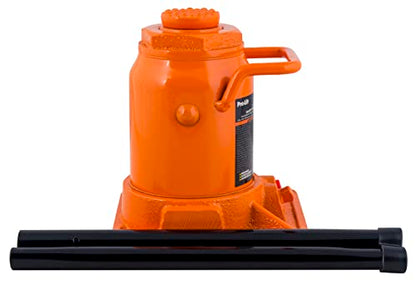 Pro-Lift 12 Ton Shorty Hydraulic Bottle Jack - Portable Car Jack 24000 Lbs Capacity with Pump Handle for Car Sedans SUV