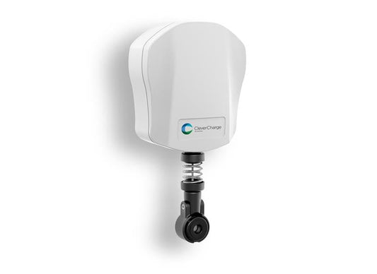 CleverCharge Automatic Cable Retractor; CR-111A - Wall-Mounted Cable Management System, Compatible with J3400 (NACS) & J1772 Level 2 EV Chargers Using 16-22mm (0.63-0.90") Diameter Charging Cables - size: Cable Retractor
