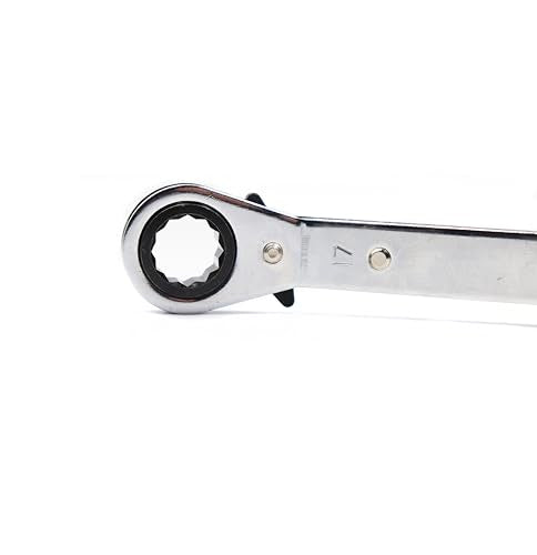 cSeao 5 Pieces Metric Box End Reversible Ratcheting Wrenches Set,Metric Ratchet Box Wrench Set,Repair Wrench Set,Socket Spanner Tool - size: Metric