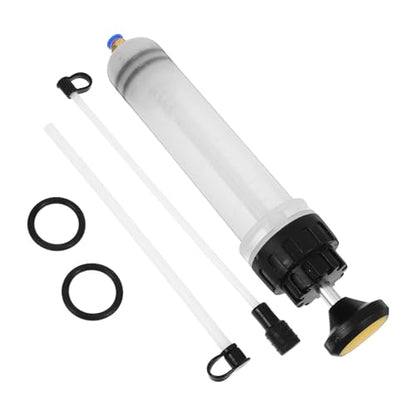 200cc Manual Fluid Extractor Pump Oil Transfer Tool for Automotive Brake and Engine Oil Suction Handheld Pump Extractor for Car Transmission Fluid Change