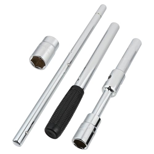 Unomor Emergency Lug Nut Wrench for Car Tire Way Lug Wrench High Torque Breaker Bar for Vehicle Maintenance