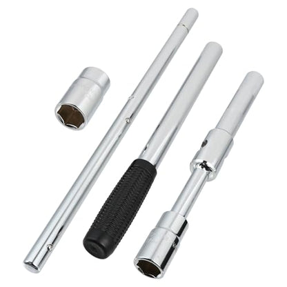 Unomor Emergency Lug Nut Wrench for Car Tire Way Lug Wrench High Torque Breaker Bar for Vehicle Maintenance