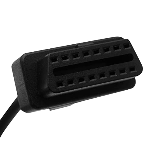 XTPTFABS 6 pin to 16pin CAN OBD2 OBDII Diagnostic Tool Cable Adapter,L:13in | Specific 6Pin Wiring for All BRP Can-Am Vehicles,Fit for ATV UTV Spyder motorcycle diagnostic port,ECU Diagnostic Function