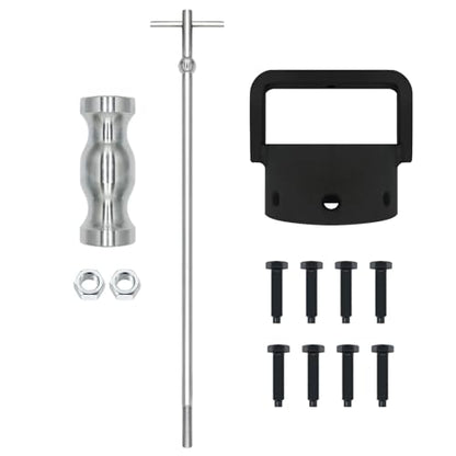 Heavy Duty CV Axle Removal Tool for ATV and UTV, 3.8 lb Slide Hammer | Fits ATV and UTV CV joints under 98 mm OD; heat-treated steel puller, 8-screw locking mechanism and 3.8 lb slide hammer