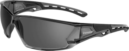 Ironwear 3085 Safety Glasses Anti-Fog ANSI Z87 Compliant with UVA and UVB Protection - color: Black/Gray