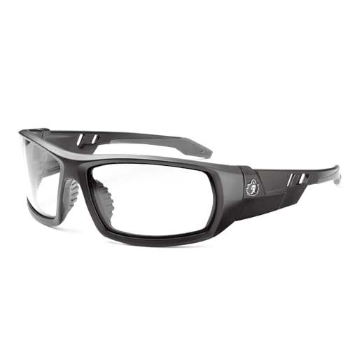 Ergodyne Skullerz ODIN Anti Fog Safety Glasses - color: Clear Lens, Matte Black Frame, size: Matte Black Frame