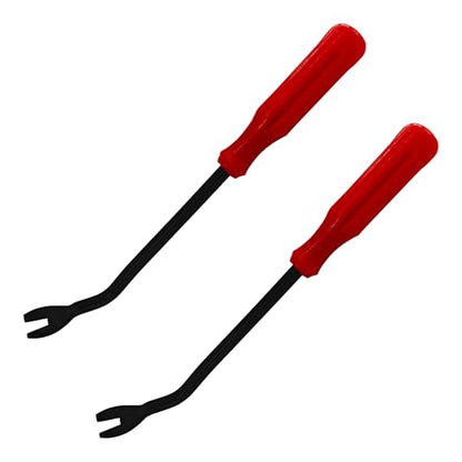 2PCS 23CM/9” Plastic Fastener Remover Clip Removal Tool, Car Trim Removal Tool, Fastener Remover Pliers for Automotive Door Panels, Window Trim, Upholstery, Dashboard, Emblems - size: 9”