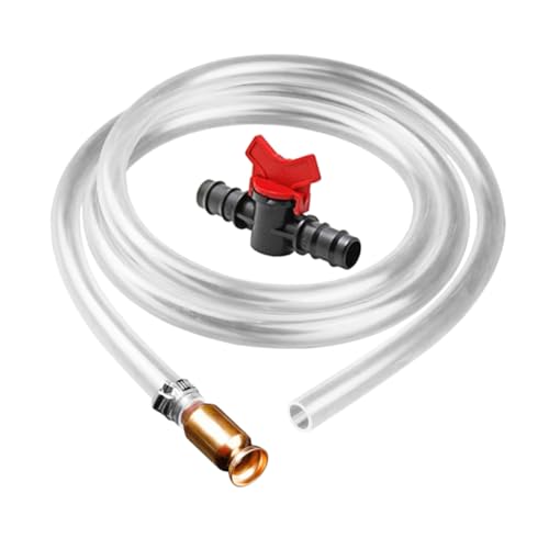 PRETYZOOM 1Set Efficient Fuel Transfer Siphon Pump Kit Oil Siphon Hose with Copper Head Versatile for Water and Oil User Friendly Design for Automotive and Household Use