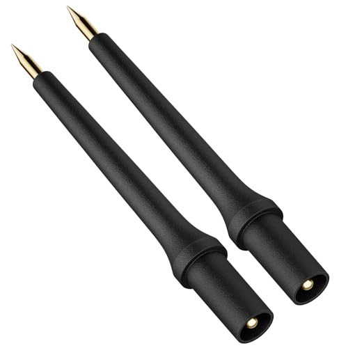 2PCS Probe Tip 4Mm Banana Jack 3 Probe Accessories for Power Circuit Probe Kit - Probe Caps for VXSCAN PT1000 Automotive Circuit Tester Electrical System Diagnosis