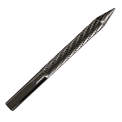 Diamond-Cut Carbide Cutter for Drilling Out Tire Puncture Damage Prior to Repair Installation (4" Length for 5/16" – 8mm Injuries)