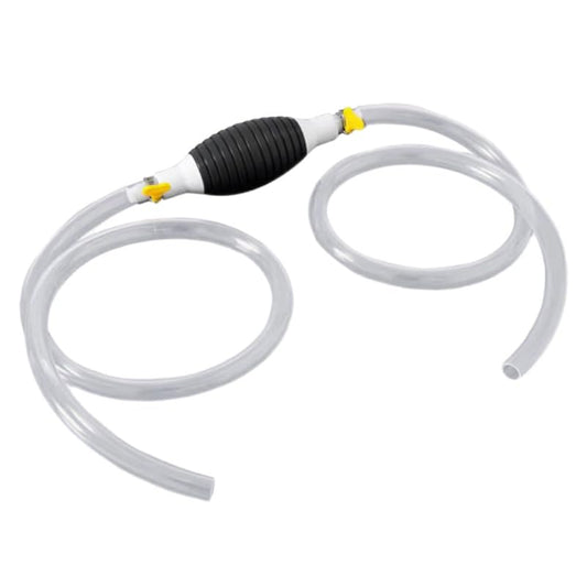 Manual Siphon Pump Kit with 1.5M Hose Hand Fuel Transfer Pump for Gas Gasoline Oil Water Urea Fluid Car Truck Motorcycle Emergency Liquid Extractor Tool