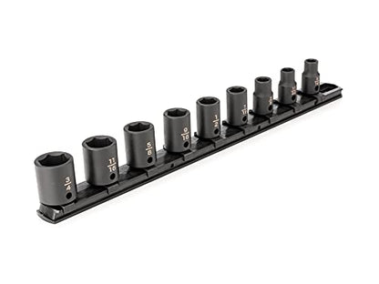 TEKTON 3/8 Inch Drive Impact Socket Set, 9-Piece | SID91100 - size: 9-Piece (5/16-3/4-Inch), style: Standard