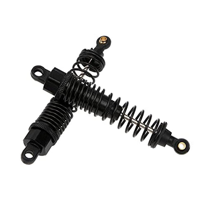 2Pcs Aluminum Shock Absorber Damper 166004 Compatible with Redcat Shockwave Sandstorm Tornado Epx/PRO S30 HSP 94106 94107 RC Off Road Buggy Truck (Black)