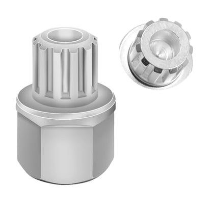 56/11PT Wheel Locking Nut Key Compatible with VW, Audi, Nut Removal | Wheel Lock Nut Socket Adapter, Anti-Theft Screw Remover, Hand Repair Tool, Tyre Fitting, garage - color: 56/11PT