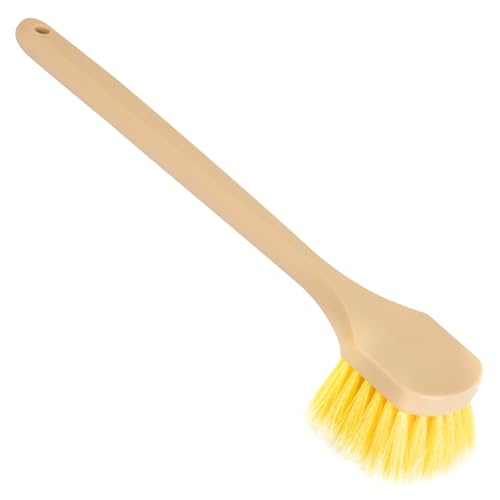 Mr. Detroit - 20" Long Handle Wash Brush w/Heavy Duty Scrub Brush with | Non-Slip Long Handle for All Wheels Tire, Like Automobile, Motorcycle, Bicycle and Ship