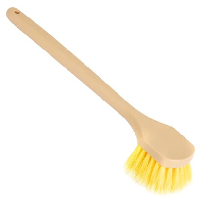 Mr. Detroit - 20" Long Handle Wash Brush w/Heavy Duty Scrub Brush with | Non-Slip Long Handle for All Wheels Tire, Like Automobile, Motorcycle, Bicycle and Ship