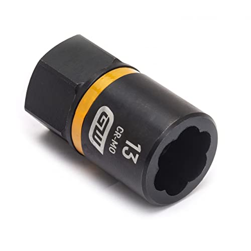 GEARWRENCH 3/8" Drive Bolt Biter Impact Extraction Socket 13mm - 84766 - size: 3/8 Drive, 13mm, style: METRIC