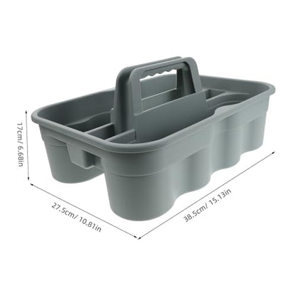 BESTOYARD Cleaning Supplies Storage Plastic Tool Tote Basket Portable Auto Detailing Accessories