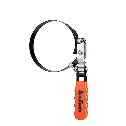 3005 Swivel Oil Filter Wrench, 100-120mm for Cars Trucks SUVs | 3-15/16 to 4-3/4 Inch Range, Universal Removal Tool, Car Repair Use - size: 3 15/16 Inches to 4 3/4 Inches (100mm to 120mm)