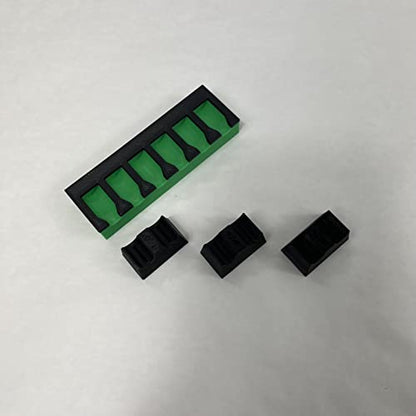 MagAttach Socket Extension Organizers (1/4", Green/Black) - color: Green/Black, size: 1/4"