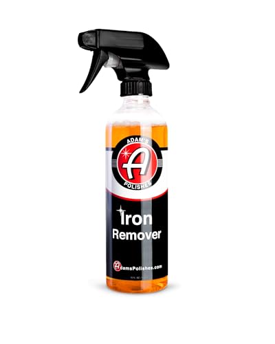 Adam's Iron Remover (16oz) - Iron Out Fallout & Stop Rust Remover Spray for Car Detailing Removes Iron Particles in Auto Paint, Wheels, Motorcycle, RV & Boat - Use Before Clay Bar, Wax or Car Wash - size: 16 fl. oz