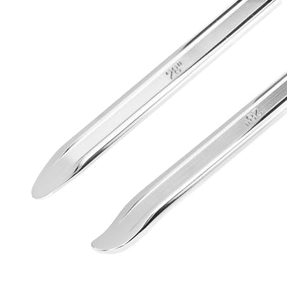 QWORK 28 Inch Tire Iron Lever Bar, Professional Tire Changing Spoon Tool for Cars Motorcycles Bicycles Scooters, Forged Steel Chrome Plated Tire Removal and Installation Tool
