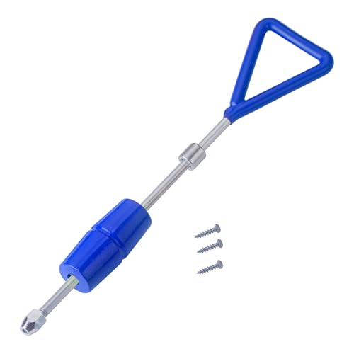 1 LB Slide Hammer with 3 Screw Tips,Dent Puller Slide Hammer Kit Auto Body Repair Tool Sliding Work DIY, One Piece Shaft/Handle for Strength (bLue) - color: Blue