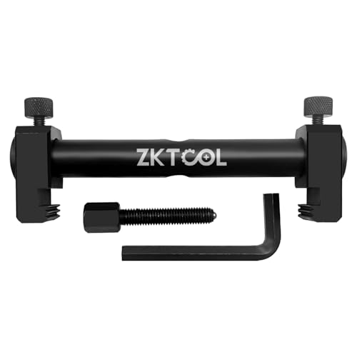 ZKTOOL Universal Ribbed Drive Crankshaft Pulley Puller Kit for Pulley Size From 35mm-160mm in Diameter Kit for V-ribbed Belt Pulleys On Crankshafts, Alternators, Air Conditioning Units, Water Pumps...