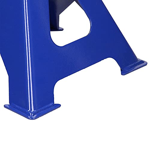 2Pcs Ratcheting Axle Stand, 3 Ton Adjustable Heavy Duty Axle Jack Stands Car Caravan Van Vehicle Stand Lifting Tool