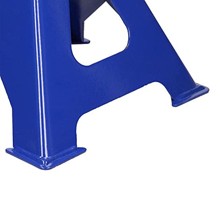 2Pcs Ratcheting Axle Stand, 3 Ton Adjustable Heavy Duty Axle Jack Stands Car Caravan Van Vehicle Stand Lifting Tool