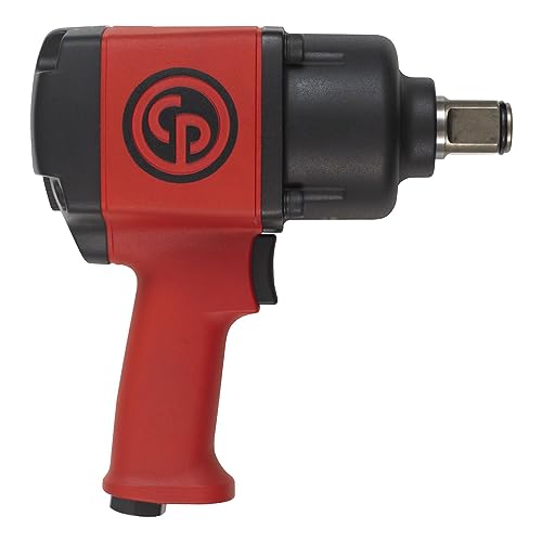 Chicago Pneumatic CP7773 1 Inch Air Impact Wrench, Red, Metal - size: 1-Inch Drive Size, style: Standard Anvil w/ Pistol Handle