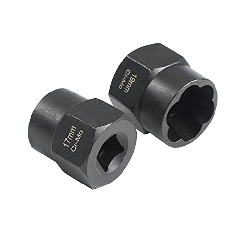 Twist Socket Set (11 Piece) Includes 1/2” Inch Lug Nut Remover With a 10mm, 11mm, 12mm, 13mm, 14mm, 15mm, 16mm, 17mm Socket Sizes Professional-Grade Lug Nut Extractor or Wheel Lock Removal