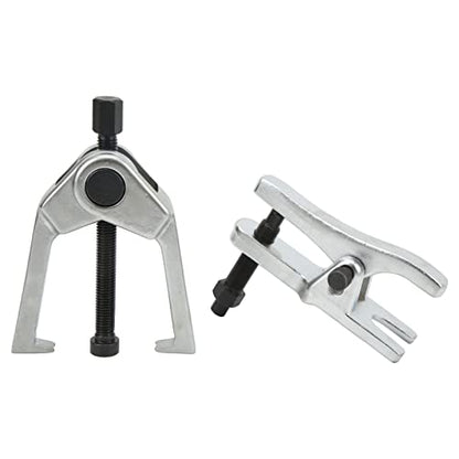 Ball Joint Separator Tool Set Heavy Duty Alloy Steel Pitman Arm Puller Tie Rod End Remover Kit for Trucks and Import Vehicles 5 Piece with Storage Box
