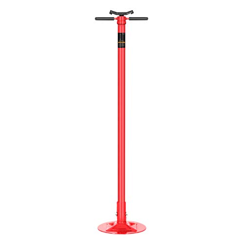 SPECSTAR Under Hoist Support Stand 3/4 Ton Jack Stand | 1650Lbs Capacity, Adjustable 52-76 Inch Height, 12 Inch Diameter Base for Vehicle Lifting & Support - style: Adjustable