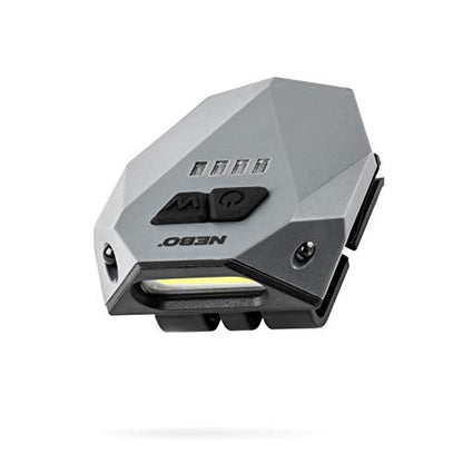 NEBO Einstein Rechargeable Cap Light | 50 Lumens, 3 Light Modes, 90 Degree Adjustable Tilt, Compact & Portable, Hands-Free Wave Activated LED Light, Includes Micro-USB Charging Cable. - style: 50 Lumen